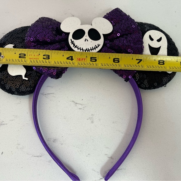 NEW Disney Ears Jack Skellington, Nightmare Minnie Mouse ears! Mickey Ea… - Picture 3 of 8
